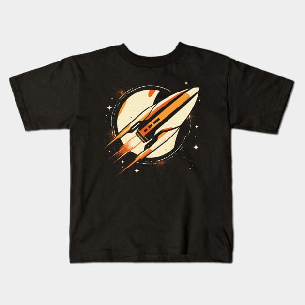 galactica Kids T-Shirt by rocknerd